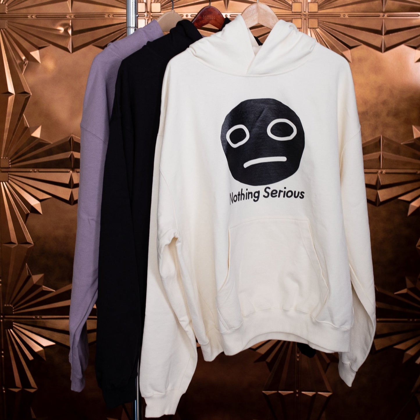 Cream Villainous Hoodie 38oz Super-Heavyweight